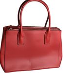 Kenneth Cole  Reaction Pebbled Faux Red Leather Large Handbag, Work or Travel Bag Photo 1