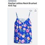 Stitch Fix  Brand Strappy Blue Floral 2 Pc Tank Bundle Size 2x Photo 3