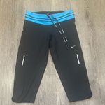 Nike  Black and Blue Athletic Leggings size small Photo 0