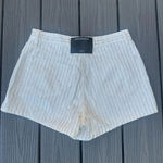 Alexander Wang  Bite Short With Crystal Stripe in Vintage White Medium Rhinestone Photo 4