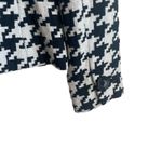 Ellen Tracy  Women Jacket 6P‎ Black Cream Geometric Print Wool Blend Artsy Career Photo 3
