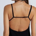 PacSun Elegant Black Sleeveless Dress with Slit Photo 2