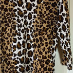 Joseph A  Qu'est-Ce Que Animal Print Stretch Top 3/4 Sleeves Office Comfort Date Photo 0