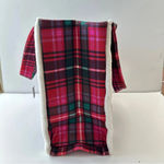 Victoria's Secret NWT Holiday Christmas Plaid Fleece-Trim Tote Bag Photo 11