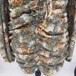 Hello Molly  Basque Country Dress in Sage Floral Print Size 4 OffShoulder Sleeves Photo 4