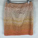 HD in Paris Anthropologie  100% Linen Embroidered Floral Skirt Photo 1