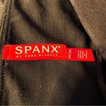 Spanx Faux Leather Leggings Womens Medium Shaping Mid Rise Slimming Pants Shiny Photo 3