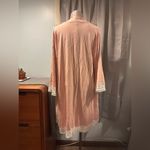 Angel Maternity Women’s Size XL/2XL Robe Pink Crochet NWT Photo 4