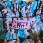 🌺 3/$20 SALE! WET Blue tie dye dress swim coverup Size M Photo 3