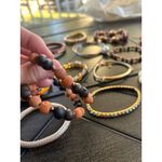 Vintage Lot of 20+ ladies fancy embellished costume bangle Bracelets Photo 4