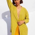 Free people beach take a walk green cardigan size Large NWT Photo 1
