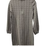 CHAPS Black and White Plaid Midi Dress Size 4 Business Casual Photo 3