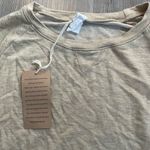 Project Social T  Mocha Heather Beige Long Sleeve Tee - Size Small Photo 1