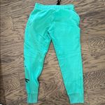PINK - Victoria's Secret PINK Brand Green Jogger Pants. Size small. Photo 2