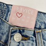 Revice Denim Revice Frontrunner High Rise Distressed Straight Leg Jeans Grand Prix Light Wash Photo 12