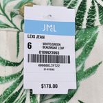 J. McLaughlin  Lexi Jean 6 NWT $178‎ Skinny Stretch Beaumont Leaf Palm Green White Photo 6