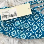 Tori Praver Swimwear Tori Praver Seafoam Teal Blue Moroccan Boho Macrame Bikini Swim Top New S new Photo 10