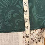 Vintage 1980s Satin Blouse with Scarf Detail Green Size L Photo 5