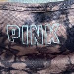 PINK - Victoria's Secret Victoria's Secret Pink Active Cropped Stretch Long Sleeve Top Dark Tie Dye Small Photo 4