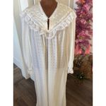 Vintage Vandemere Womens White Lace Trim Long Sleeve Nightgown Large Size undefined Photo 1
