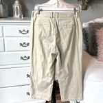 Dockers Vintage  Women Khaki Trousers Cotton Pants Wide Leg Cropped Chino Size 4 Photo 3