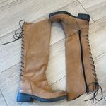 Sundance  At A Glance Tan Suede Leather Lace Up Knee High Boot Size 36/5.5-6 Photo 1