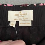 Kate Spade  Black Mini Casa Flora Skirt NWT Size 00 Photo 3