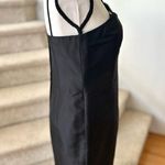 Vintage Marisa Baratelli Thai Silk Black Sheath Dress Size 8 Photo 2