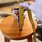 Jimmy Choo Geometric Groovy Print Satin Heels Ankle Wrap Size 39.5 Photo 3