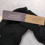 BEARPAW NWT Black Combo Set Headband Pop Top Glove Faux Fur Knit Warm Winter Photo 1
