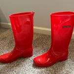 Red Rain boots Size 8.5 Photo 0