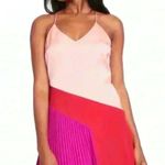 CUSHNIE Women’s Pink Pleated Midi Dress Size 2 Photo 13