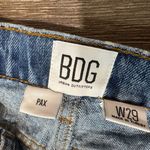 BDG  Blue Distressed Jean Shorts High-Waisted Photo 1