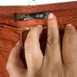 prAna  Burnt Orange Geo Picante Dots Low Rise Kara Straight Jeans Women Sz 2/26 Photo 6