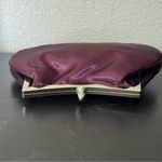 Newport News  Deep Purple Berry Satin Clutch NWT Photo 2
