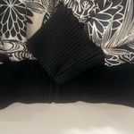 Sunny Leigh Vintage 90s  Silk Bomber size large black ivory lightweight Photo 6