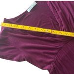 Cantata Burgundy Maxi Dress‎ Short Sleeve Surplice Neck Casual Everyday Red Size undefined Photo 8