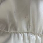 Show Me Your Mumu Best Day Ever White Satin Ruffle Midi Dress Photo 9