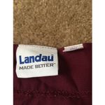 Landau Unisex Adult Snap Front Short Sleeve Scrub Top Size 3XL Burgundy Photo 5