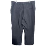 Abercrombie & Fitch  Curve Love Black Pleated Wide Leg Trousers Pants Size 34, 18 Photo 1