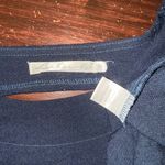 Lulu B Navy Blue Cutout Tunic Top Photo 4