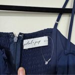 Petal and Pup Ashton Midi Dress Size S Navy Blue Photo 2