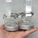 Giuseppe Zanotti Butterfly Swarovski Crystal Chrome Flat Sandals Glam Silver 36 Photo 10