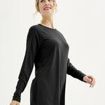 Tek Gear  Tunic Size XL Black Active Long Sleeve Women’s Top Crewneck NWOT Photo 0
