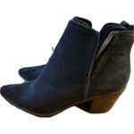 Lucky Brand  Women's Black Ankle Booties Size 9‎ Side Zip Block Heel Photo 2
