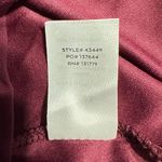 Lulus Sleeveless V-Neck Maxi Dress Women's Small Burgundy Slit V-Back NWT Photo 8