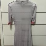 The Ragged Priest  Sheer Metallic Dress Photo 1