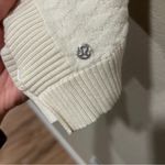 Lululemon  Womens O/S Shawl Sweater Top Cape Pullover Ivory Cashmere Viscose Photo 2