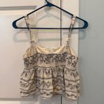 Francesca's lola floral linen tank top Photo 1