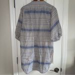 Maeve BY ANTHROPOLOGIE Lena Tunic Dress Blue White Small Photo 2